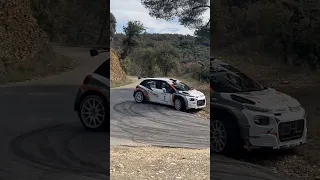 Rallye de Haute Provence 2024 Mistake Pierre Lafay #rally #rallyfans #wrc #rallying #crash