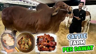 Aaj Cattle farm se Dawat agai 🍱 😍