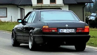 BMW e32 750 V12 Marcina i Wioletty / Gliczarów Górny WEEKEND Z MOTO KRONIKĄ
