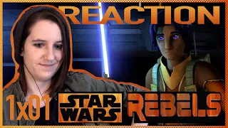 Star Wars Rebels 1x01 REACTION "Spark of the Rebellion: Part 1"