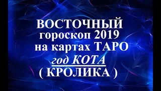 ВОСТОЧНЫЙ гороскоп 2019. Год КОТА (КРОЛИКА). Таро прогноз.