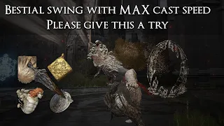 Max casting speed BESTIAL SLING is something you should REALLY try