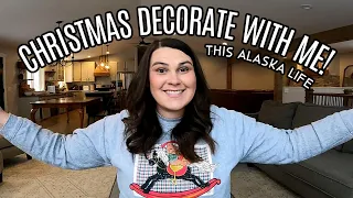 Christmas DECORATE WITH ME & the Family 2021 | VLOGMAS Day 1