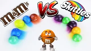 Skittles VS M&M’s ВЫЗОВ! Пробуем сделать радугу! 100% результат!