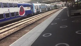 FHD | Quelques train sur le RER C en gare de Choisy le Roi