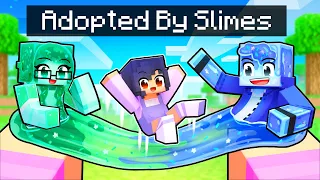 Adopted by the SLIME FAMILY in Minecraft!