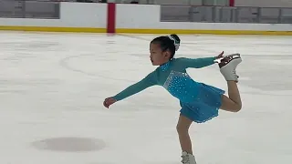 Chicagoland Skate USA Championship 3/17/2024 Sofia Lu 6 years old Aspire 3 Program Let It Go