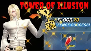 KOFAS Tower of Illusion Floor 70 by A9 UE Saiki | The King of Fighters All star | KOF All Star.