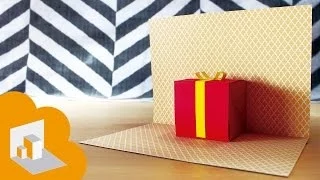 Pop Up card gift box // tarjeta para cumpleaños
