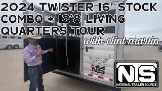 2024 Twister Stock Combo + 12'8 Living Quarters Tour