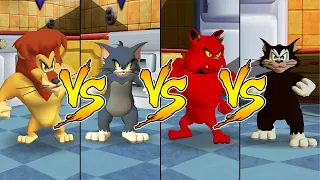 Tom and Jerry in War of the Whiskers HD Butch Vs Spike Vs Tom Vs Lion (Master Difficulty)