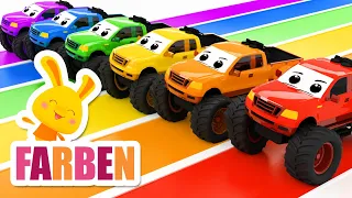 Lernen Sie die Farben mit Titounis | Monstertrucks