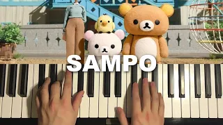 Rilakkuma and Kaoru - SAMPO (Piano Tutorial Lesson)