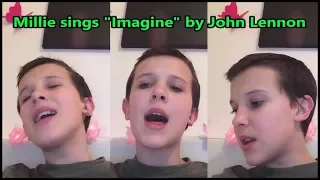 Millie Bobby Brown sings "Imagine" by John Lennon