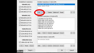 How To Create Custom Resolution *no Nvidia / AMD software needed*