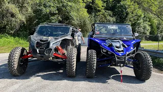 Turbo YXZ on 32s vs 2022 Can Am X3 on 34s 1/4 mile drag race !!!