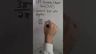 Do You Know A Full Circle in Radians? (Convert Radians to Degrees EASY) #math #circle #shorts