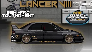 Mitsubishi lancer EVO VIII | Pixel Car Racer | Semi-pro tournament Budget build