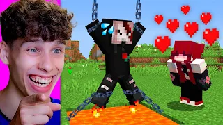 Trolleé a Mi Amigo con una Chica en Minecraft!