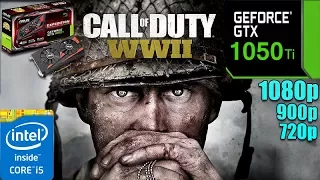 Call of Duty WW2 : GTX 1050 Ti 4GB | 1080p - 900p - 720p