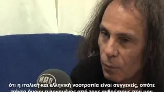 Ronnie James Dio - Exclusive Interview for TV WAR.