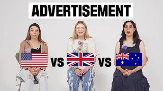 ONE language, THREE accents   UK vs  USA vs  AUS English Differences! (part 2)