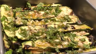 Marinated Grilled Zucchini