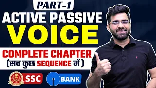 (Part -1) Active Passive Voice | Complete Chapter | English Grammar For SSC & Bank | Tarun Grover