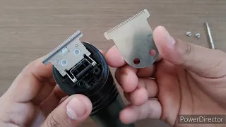 Blade Assembly and Cleaning of Geemy GM-6112 || Geemy Trimmer Blade Assembly and Cleaning