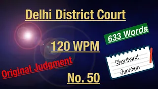 Original Judgment Dictation| 120 wpm| Legal Dictation | DDC PA| Rajasthan District Court | UP VP