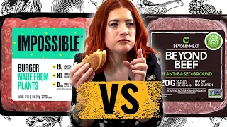 Beyond Meat vs Impossible Burger: Which Tastes Better?! | Blind Taste Test