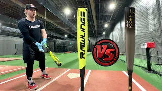 Rawlings GLOWSTICK vs. Rawlings ICON | BBCOR Exit Velocity Test