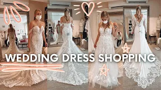 TRYING ON WEDDING DRESSES FOR THE FIRST TIME UK 2021 | Wedding dress shopping VLOG UK | HomeWithShan