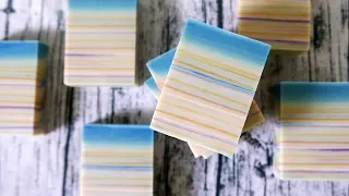 細線條渲染皂DIY - thin line design handmade soap - 手工皂