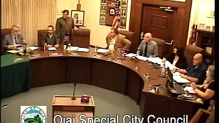 August 28, 2018 Ojai City Council Special Closed Session