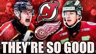 Alexander Holtz & Lucas Raymond Are BOTH TEARING UP The SHL (Devils & Red Wings NHL Prospects News)