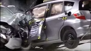 IIHS - Crash Test compatibility fail - Honda Accord vs Honda Jazz /Fit