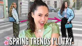 The 2023 Spring Fashion Trends I'M EXCITED TO TRY! *TRY ONS & STYLING*