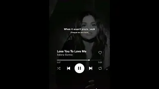 Selena Gomez - Lose You To Love  Me