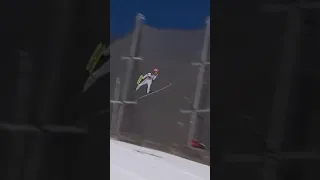 Jan Hoerl 97.5m Extremly Dangerous Inrun - Planica 2022 Ski Flying