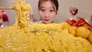 ASMR Mac & Cheese【Mukbang/ Eating Sounds】【English subtitles】