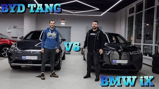 Порівняння непорівнюємого) Автобатл! BMW IX xDrive50 VS BYD TANG Flagship