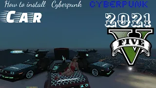 How to install cyberpunk  car in  GTA 5 (Mod tutorial )