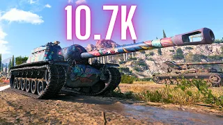 World of Tanks T110E3  10.7K Damage 9 Kills  & FV217 Badger 11K Damage