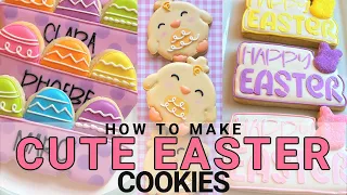 How to Make 3 Cute Easter Cookies