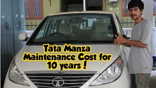 TATA Manza 10 வருடத்திற்கு maintenance செலவுகள் | Manza Maintenance cost for past 10 year's 🚗