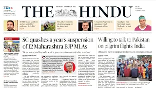 29 January 2022 | The Hindu Newspaper Analysis | Daily Current Affairs | Today's Current Affairs