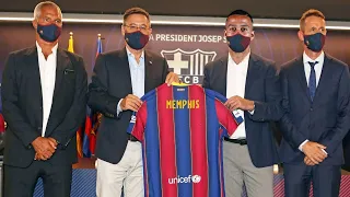 Memphis Depay Welcome to Fc Barcelona 😲🔥● Magic Skills & Goals