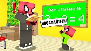 FAKİR SINIFTA ÖDEV KONTROLÜ YAPTI! 😱 - Minecraft