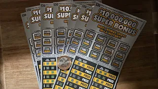 My Biggest hit 🎊🎉💵💰💸 $10,000,000 Super Bonus California Scratcher